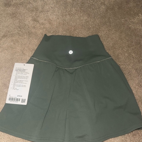Lululemon Athletica High-Rise Skirt in Olive - Picture 3 of 4